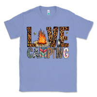 Colony Blue Love Camping Classic Tee - CowhideDigitalArt