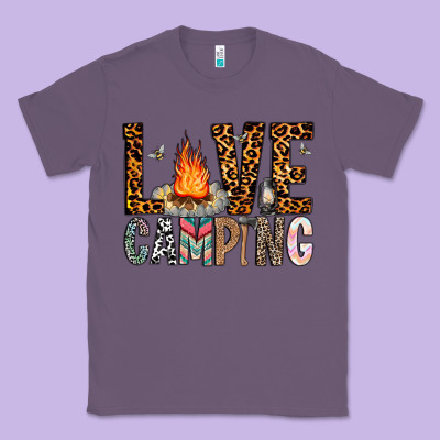 Love Camping Classic Tee Designed By Cowhidedigitalart