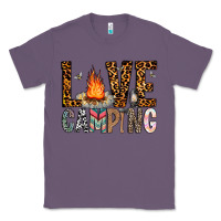 Lavender Love Camping Classic Tee - CowhideDigitalArt