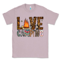 Lilac Love Camping Classic Tee - CowhideDigitalArt