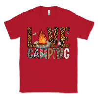Red Love Camping Classic Tee - CowhideDigitalArt