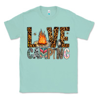 Seafoam Love Camping Classic Tee - CowhideDigitalArt