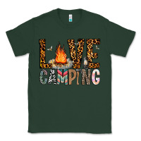 Sports Green Love Camping Classic Tee - CowhideDigitalArt