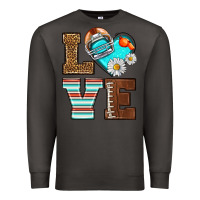 Smoke American Football love and helmet Premium Sweatshirt - NancyCooperArtShop