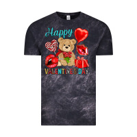 Cloud Black happy valentines day Vintage Tee - NancyCooperArtShop