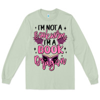 Matcha i'm not a booksorm i'm a book dragon Long Sleeve Tee - MaliasSmallBusiness