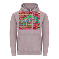 Vintage Zinc mama with tie dye and flowers Vintage Hoodie - Artiststas