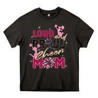 Asphalt loud and proud cheer mom Heavy Core Tee - Zillion Design Studio