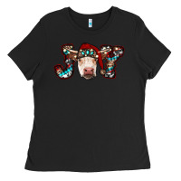 Black christmas joy cow Ladies Tee - RanaPortraitStore