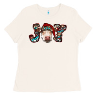 Bone christmas joy cow Ladies Tee - RanaPortraitStore