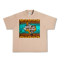 Burro sunflowers cowhide leopard texas map Urban Heavy Tee - BarkalooDesign