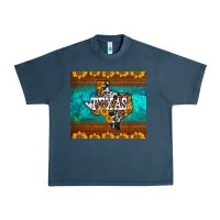Midnight Navy sunflowers cowhide leopard texas map Urban Heavy Tee - BarkalooDesign