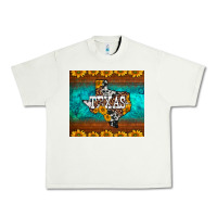 Pistachio sunflowers cowhide leopard texas map Urban Heavy Tee - BarkalooDesign