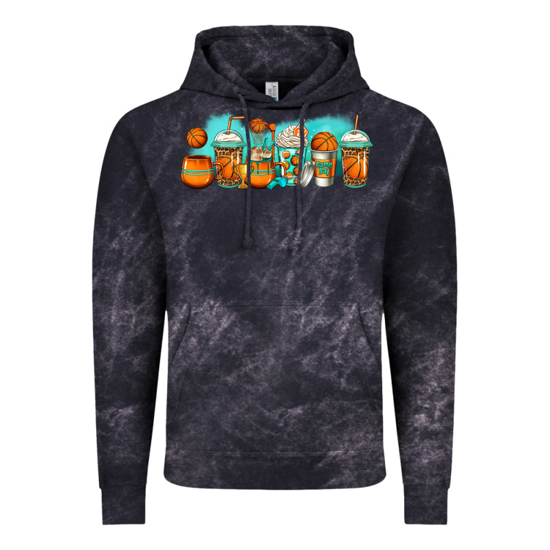 Basketball Coffee Cups Vintage Hoodie by Jasminsmagicworld | Teevron