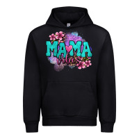 Black mama vibes floral Urban Hoodie - OliviaCreatesArt