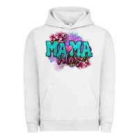 Pigment Lunar Rock mama vibes floral Urban Hoodie - OliviaCreatesArt