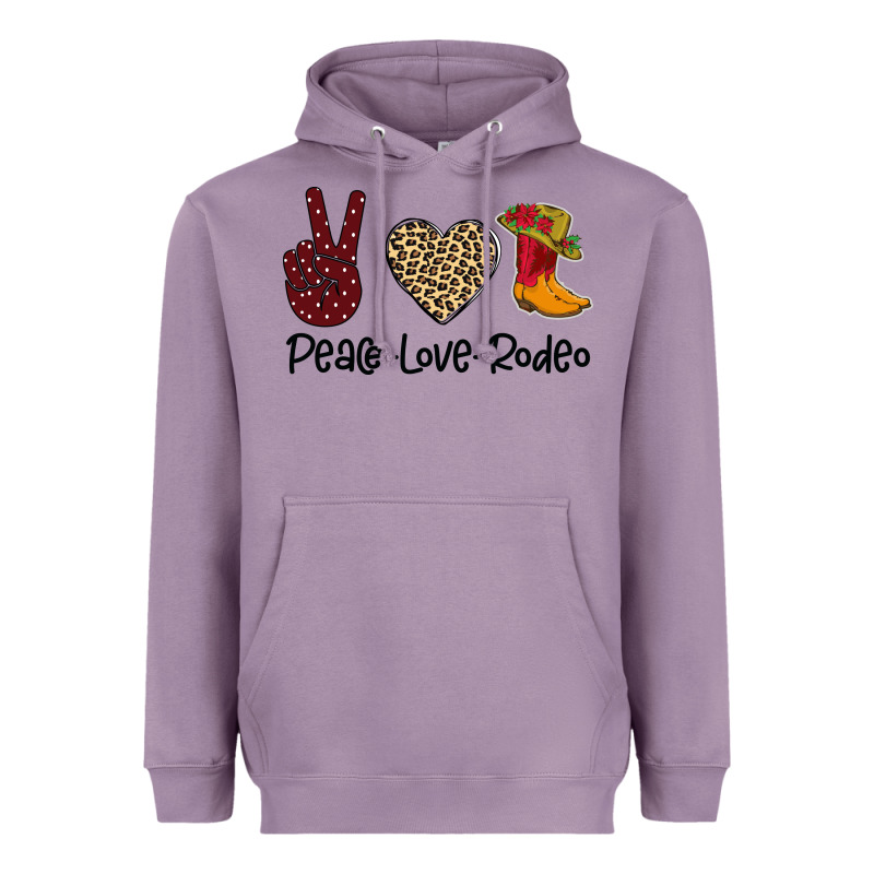 Peace Love Rodeo Heavyweight Hoodie by Bettercallsaul | Teevron