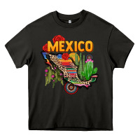Asphalt mexico map Heavy Core Tee - CTS Tumbler Store