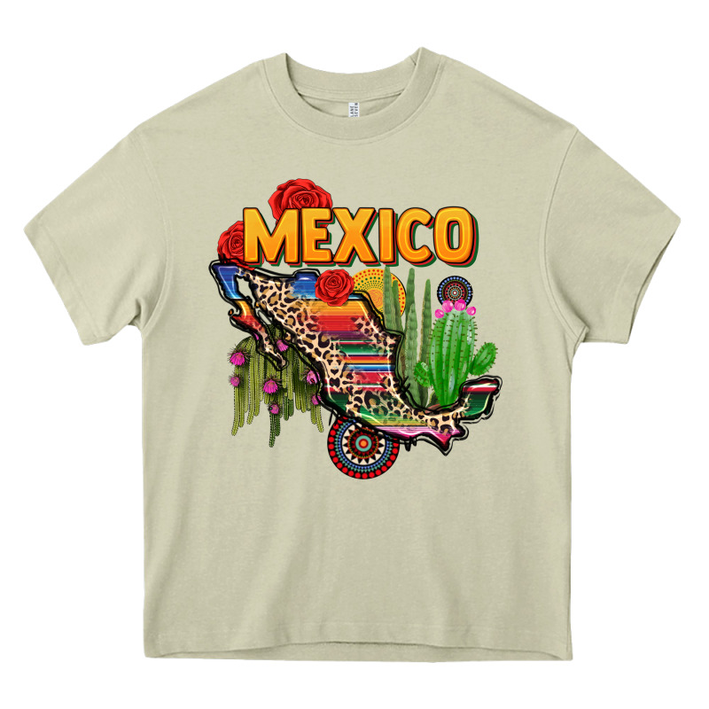 Mexico Map Heavy Core Tee by CTS Tumbler Store | Teevron