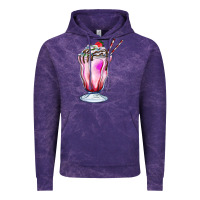 Cloud Purple milkshake Vintage Hoodie - AdoDesignShop