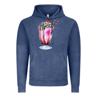 Vintage Denim milkshake Vintage Hoodie - AdoDesignShop