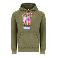 Vintage Olive milkshake Vintage Hoodie - AdoDesignShop