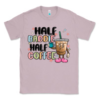 Lilac half baddie half coffee Classic Tee - MaliasSmallBusiness