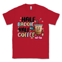 Red half baddie half coffee Classic Tee - MaliasSmallBusiness