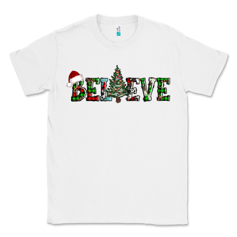 Believe Christmas Tree Classic Tee by AdoDesignShop | Teevron