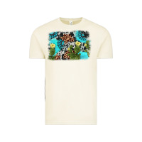 Vintage Arctic cactus gemstone background Vintage Tee - AdoDesignShop