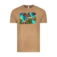 Cactus Gemstone Background Vintage Tee | Teevron