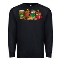Black Tacos Coffee Cups Premium Sweatshirt - texasbilliewilder
