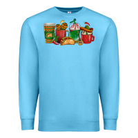 Ocean Blue Tacos Coffee Cups Premium Sweatshirt - texasbilliewilder