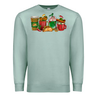 Seafoam Tacos Coffee Cups Premium Sweatshirt - texasbilliewilder