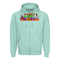 Seafoam spooky  libbey glass Zipper Hoodie - BundleAndBundleShop