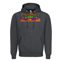 Smoke spooky  libbey glass Zipper Hoodie - BundleAndBundleShop