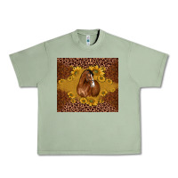 Oil Green horse Urban Heavy Tee - BarkalooDesign