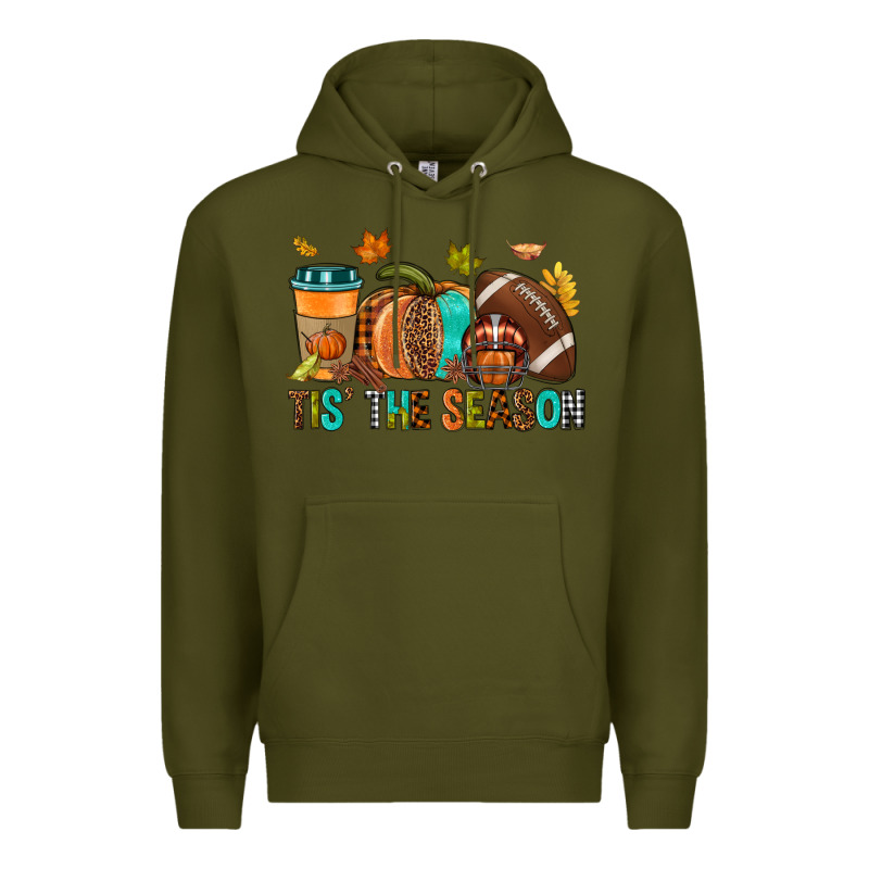 Tis' The Season Fall Premium Hoodie by NancyCooperArtShop | Teevron