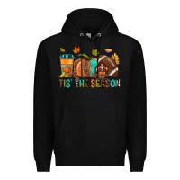 Black Tis' the season Fall Premium Hoodie - NancyCooperArtShop