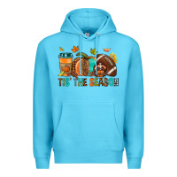Ocean Blue Tis' the season Fall Premium Hoodie - NancyCooperArtShop