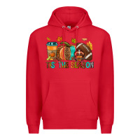 Red Tis' the season Fall Premium Hoodie - NancyCooperArtShop