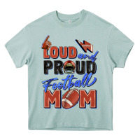 Arona loud and proud football mom Heavy Core Tee - Zillion Design Studio