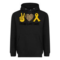 Black Peace Love Cure Heavyweight Hoodie - Bettercallsaul