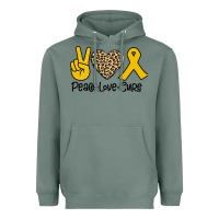 Sage Peace Love Cure Heavyweight Hoodie - Bettercallsaul