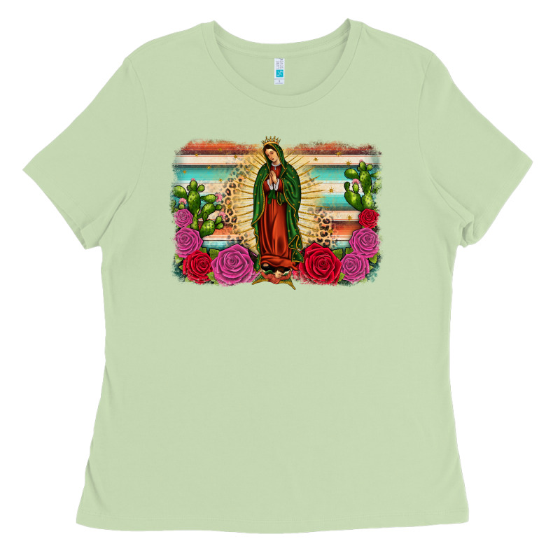 Western Our Lady Of Guadalupe Ladies Tee by JahusDesignShop | Teevron