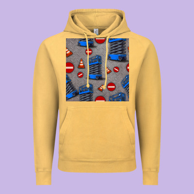 Scissor Lift Seamless Pattern Vintage Hoodie Designed By Bundleandbundleshop