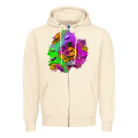 Sandshell halloween patch 1 Zipper Hoodie - BundleAndBundleShop