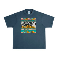 Sunflower Cowhide Serape Coaster Urban Heavy Tee | Teevron