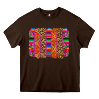 Chocolate Brown mexico brushstrokes Heavy Core Tee - CTS Tumbler Store