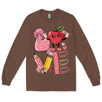 Chestnut love teacher Long Sleeve Tee - MaliasSmallBusiness